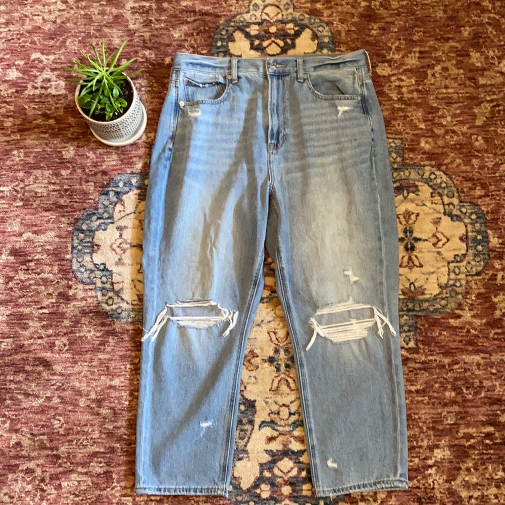 American Eagle Mom Jean 12 x-short
